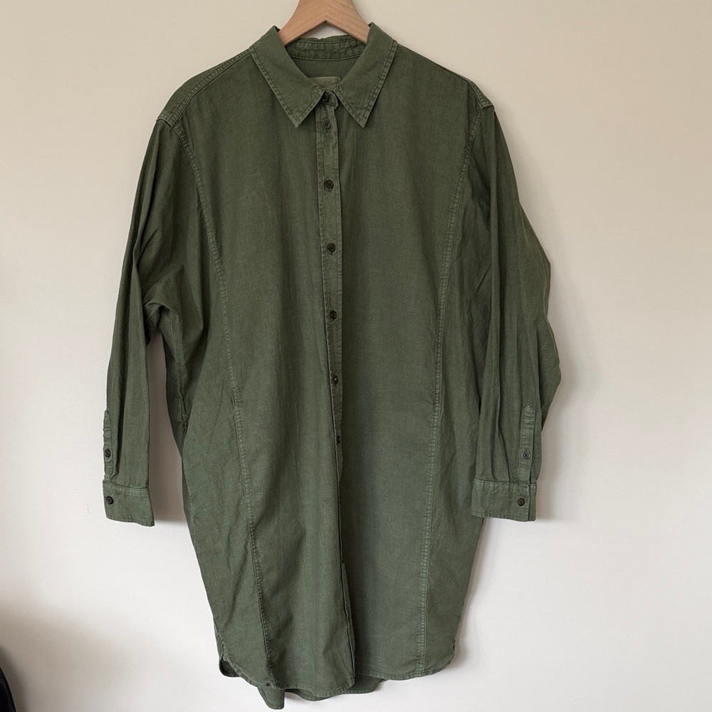 Oversized Shirt Dress